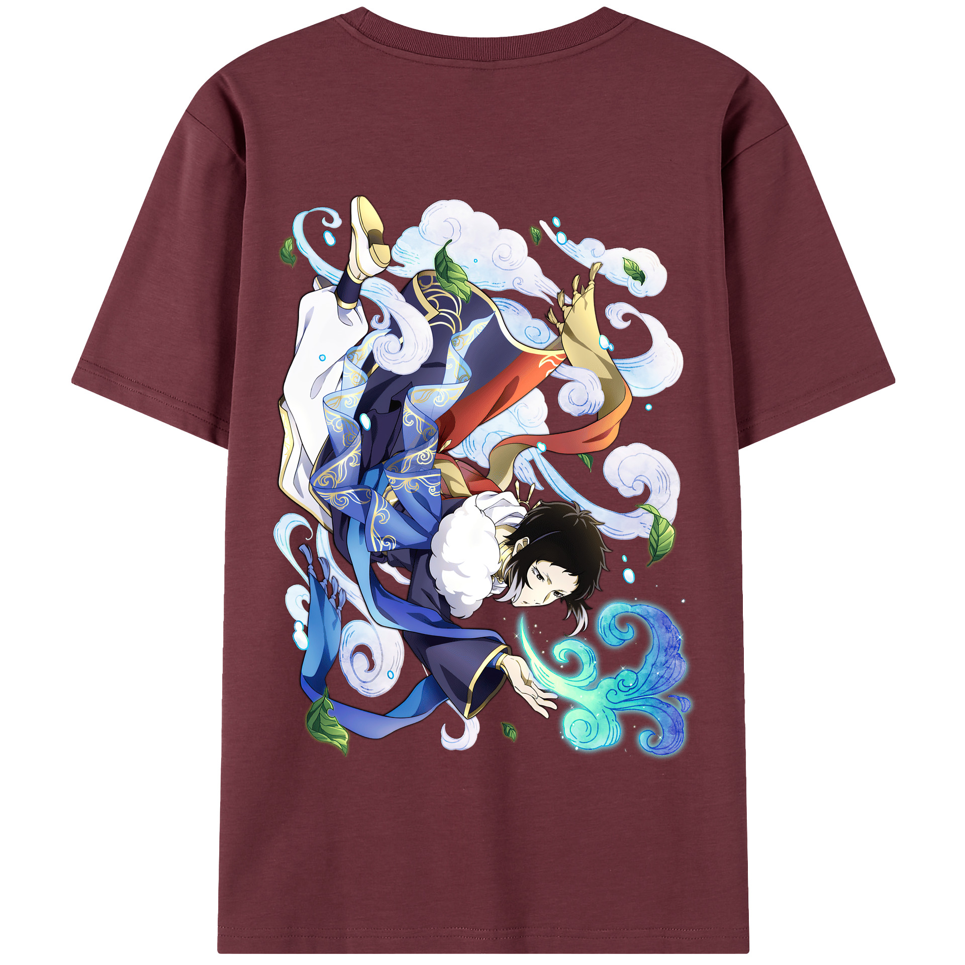 （画像用） 文豪ストレイドッグス Bungo Stray Dogs 綿100％半袖Tシャツ（背面プリント）